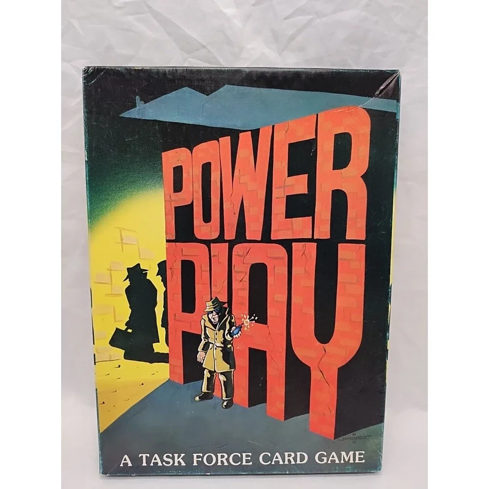Vintage Power Play A Task Force Card Game Complete